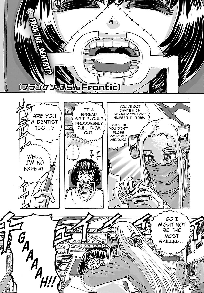 Franken Fran Frantic Chapter 39 page 1 - Chapter 39: Shark Teeth