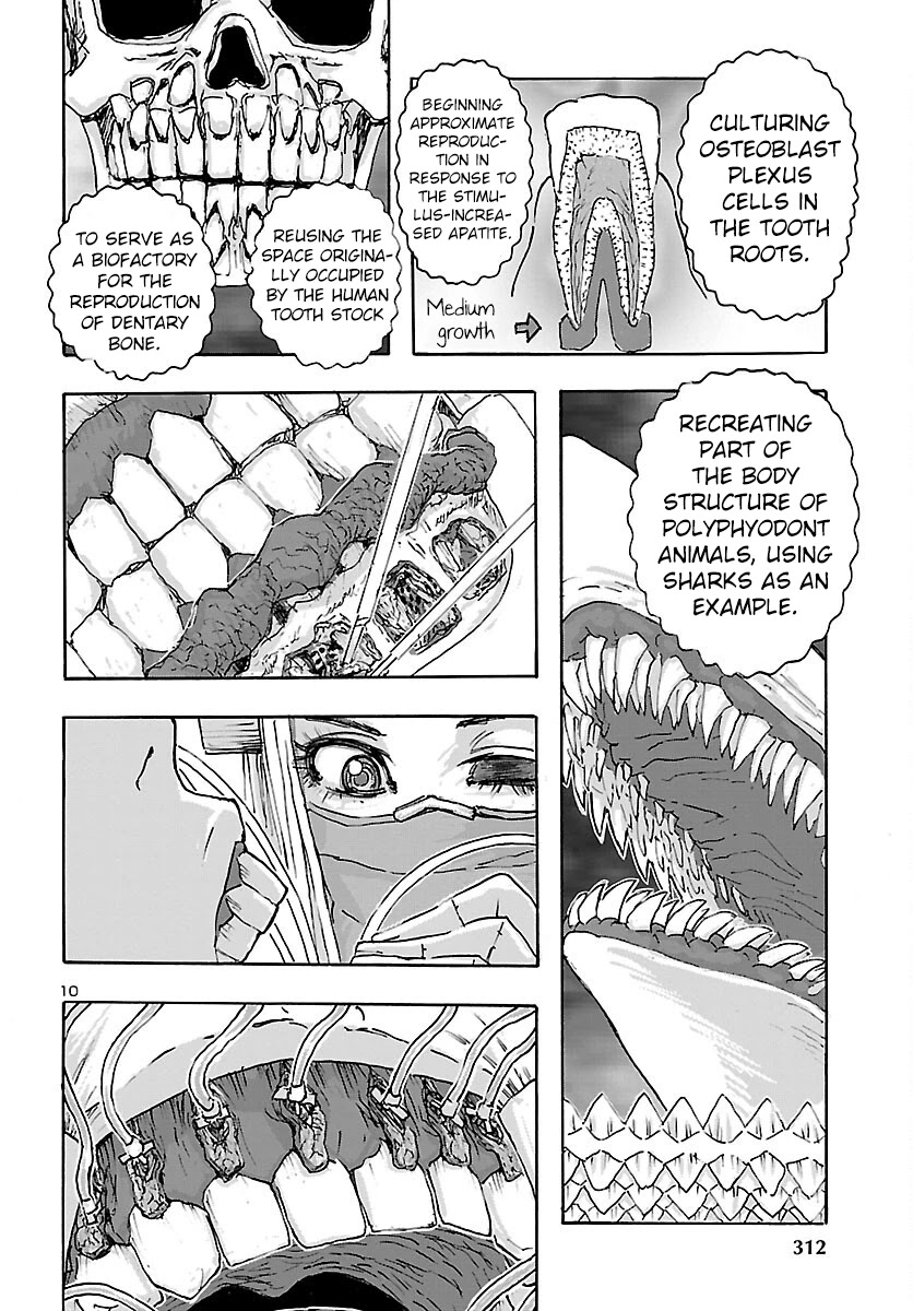 Franken Fran Frantic Chapter 39 page 10 - Chapter 39: Shark Teeth