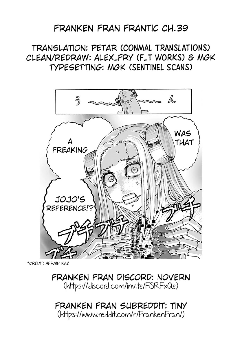 Franken Fran Frantic Chapter 39 page 24 - Chapter 39: Shark Teeth