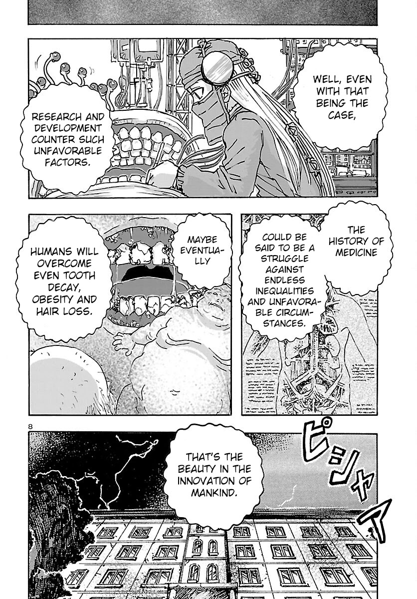Franken Fran Frantic Chapter 39 page 8 - Chapter 39: Shark Teeth