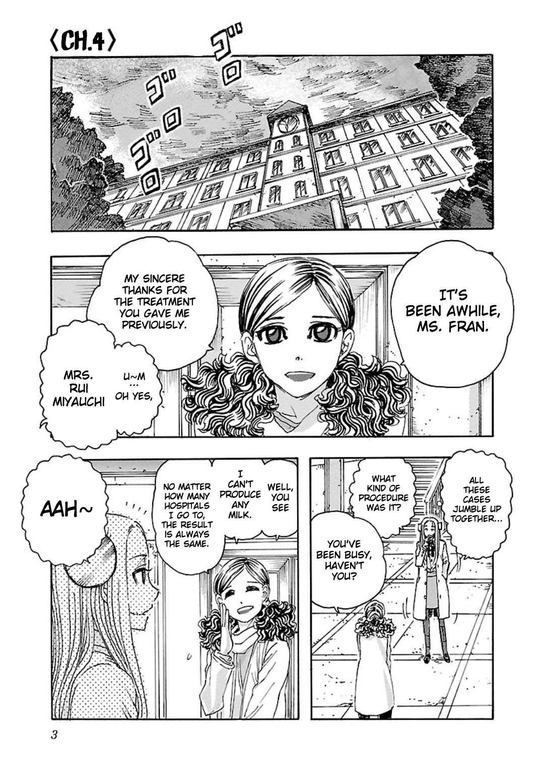 Franken Fran Frantic Chapter 4 page 1 - Chapter 4: On The Milk Road