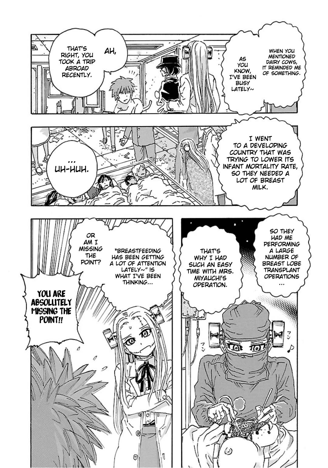 Franken Fran Frantic Chapter 4 page 14 - Chapter 4: On The Milk Road