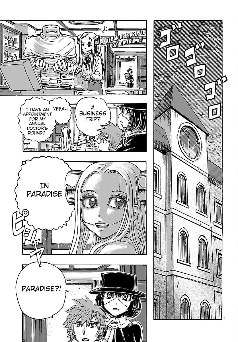 Franken Fran Frantic Chapter 40 page 1 - Chapter 40: Cracks in Paradise