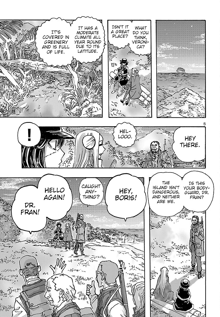 Franken Fran Frantic Chapter 40 page 5 - Chapter 40: Cracks in Paradise