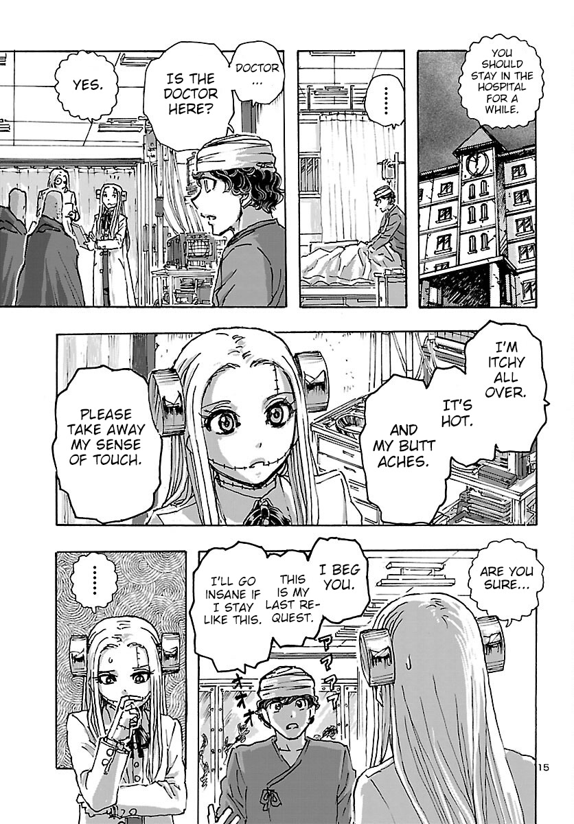 Franken Fran Frantic Chapter 41 page 16 - Chapter 41: Beyond the Five Senses