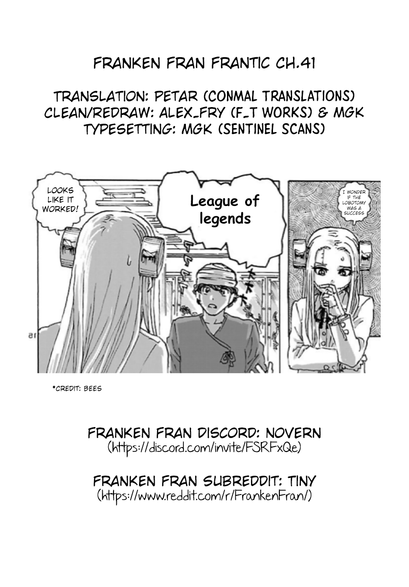 Franken Fran Frantic Chapter 41 page 25 - Chapter 41: Beyond the Five Senses