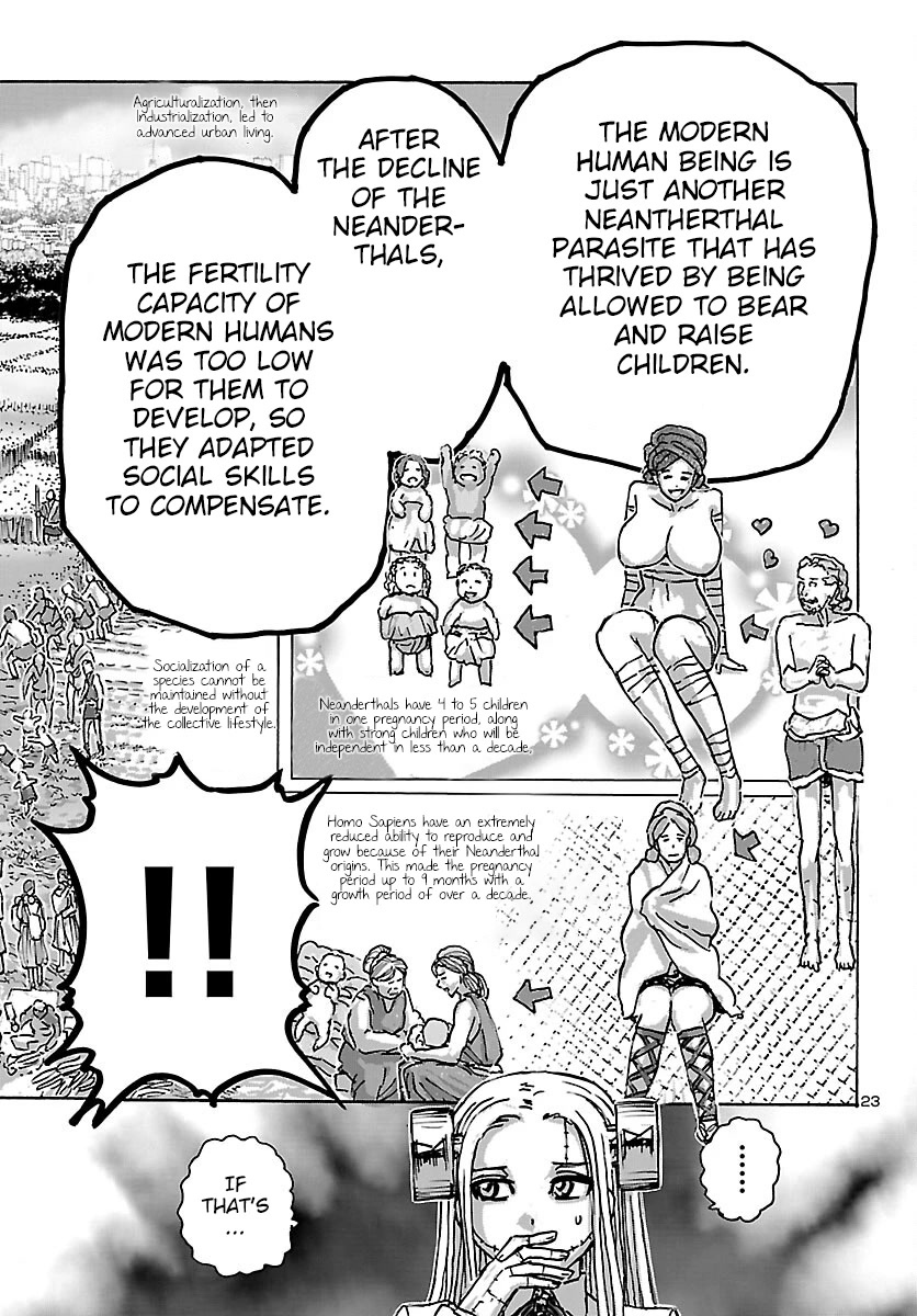 Franken Fran Frantic Chapter 44 page 22 - Chapter 44: Neanderthal Day
