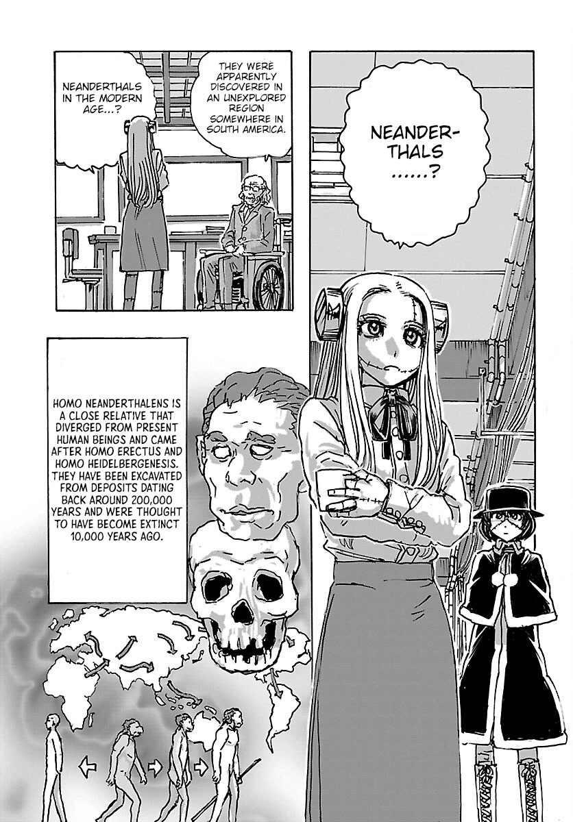 Franken Fran Frantic Chapter 44 page 3 - Chapter 44: Neanderthal Day