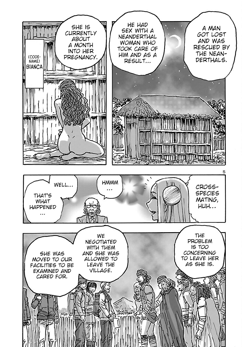 Franken Fran Frantic Chapter 44 page 5 - Chapter 44: Neanderthal Day