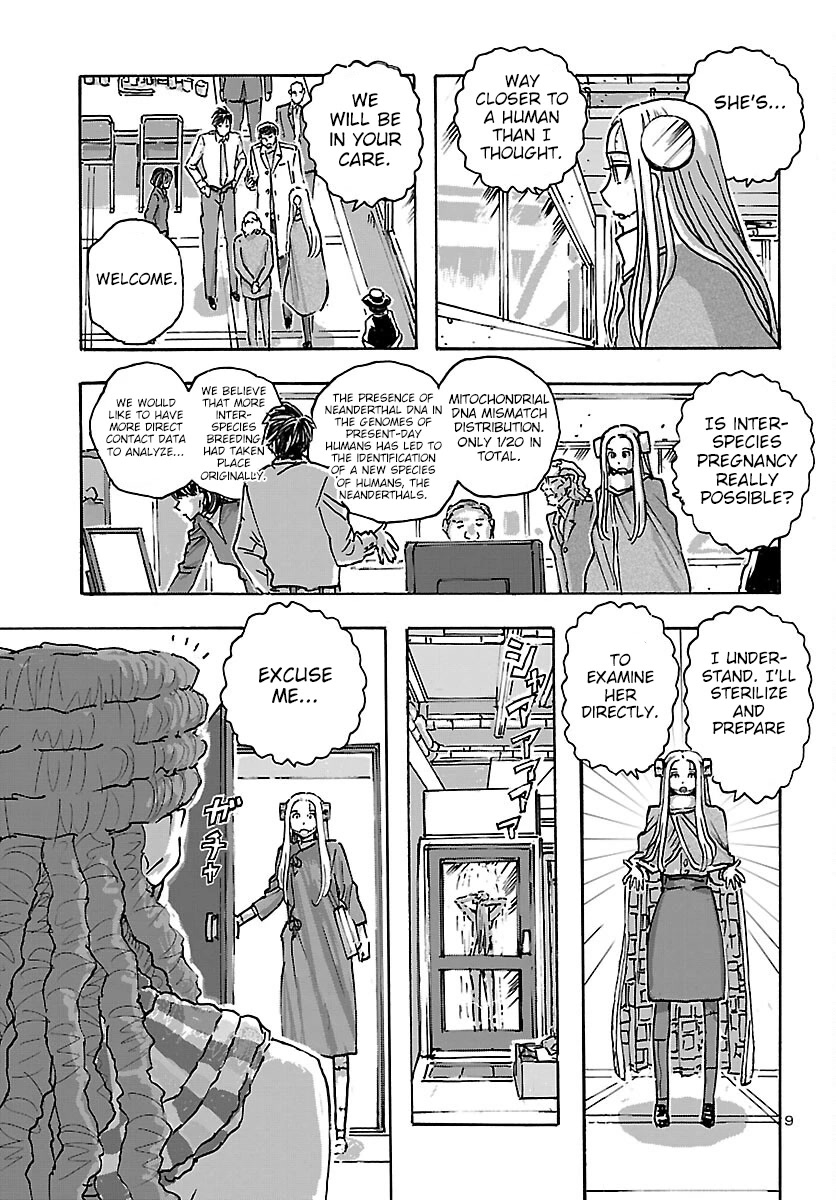 Franken Fran Frantic Chapter 44 page 9 - Chapter 44: Neanderthal Day