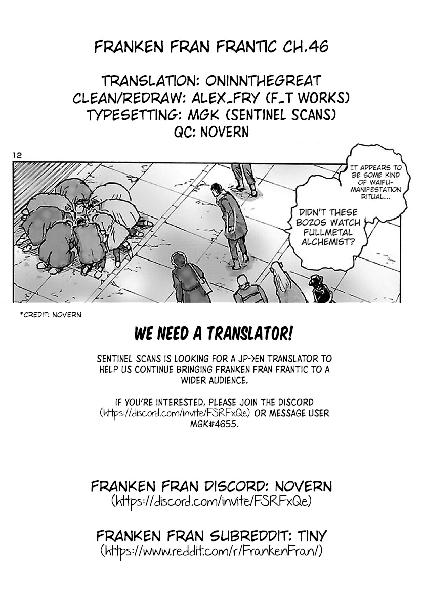 Franken Fran Frantic Chapter 46 page 24 - Chapter 46: The Flowers Whisper Death