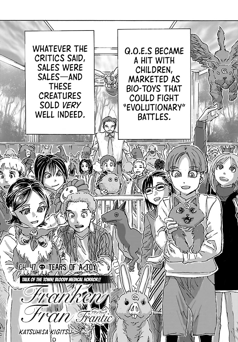 Franken Fran Frantic Chapter 47 page 2 - Chapter 47: Tears of a Toy