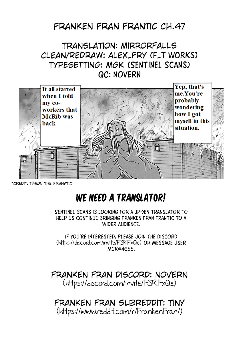 Franken Fran Frantic Chapter 47 page 24 - Chapter 47: Tears of a Toy