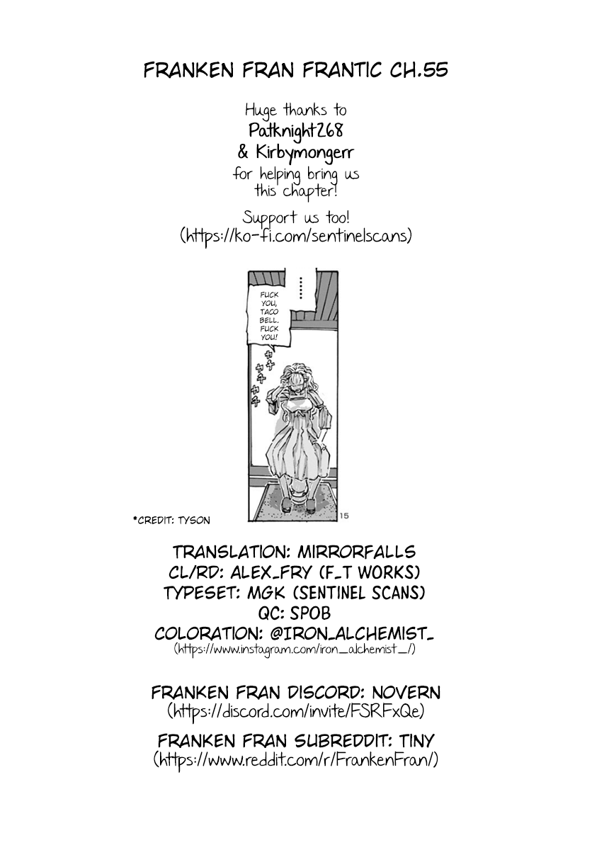Franken Fran Frantic Chapter 55 page 26 - Chapter 55: Self-Domestication