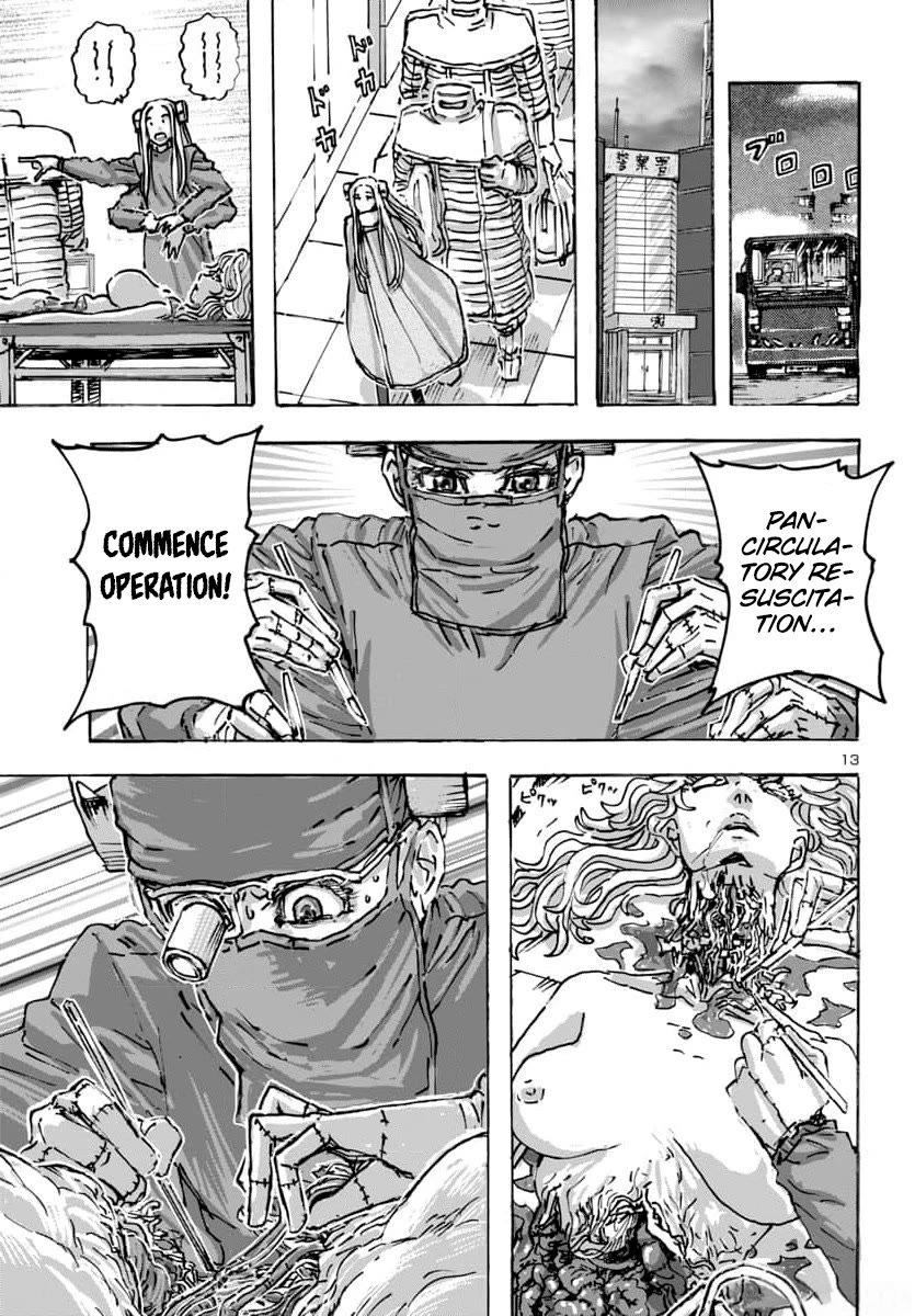 Franken Fran Frantic Chapter 56 page 13 - Chapter 56: The Five-Body Problem