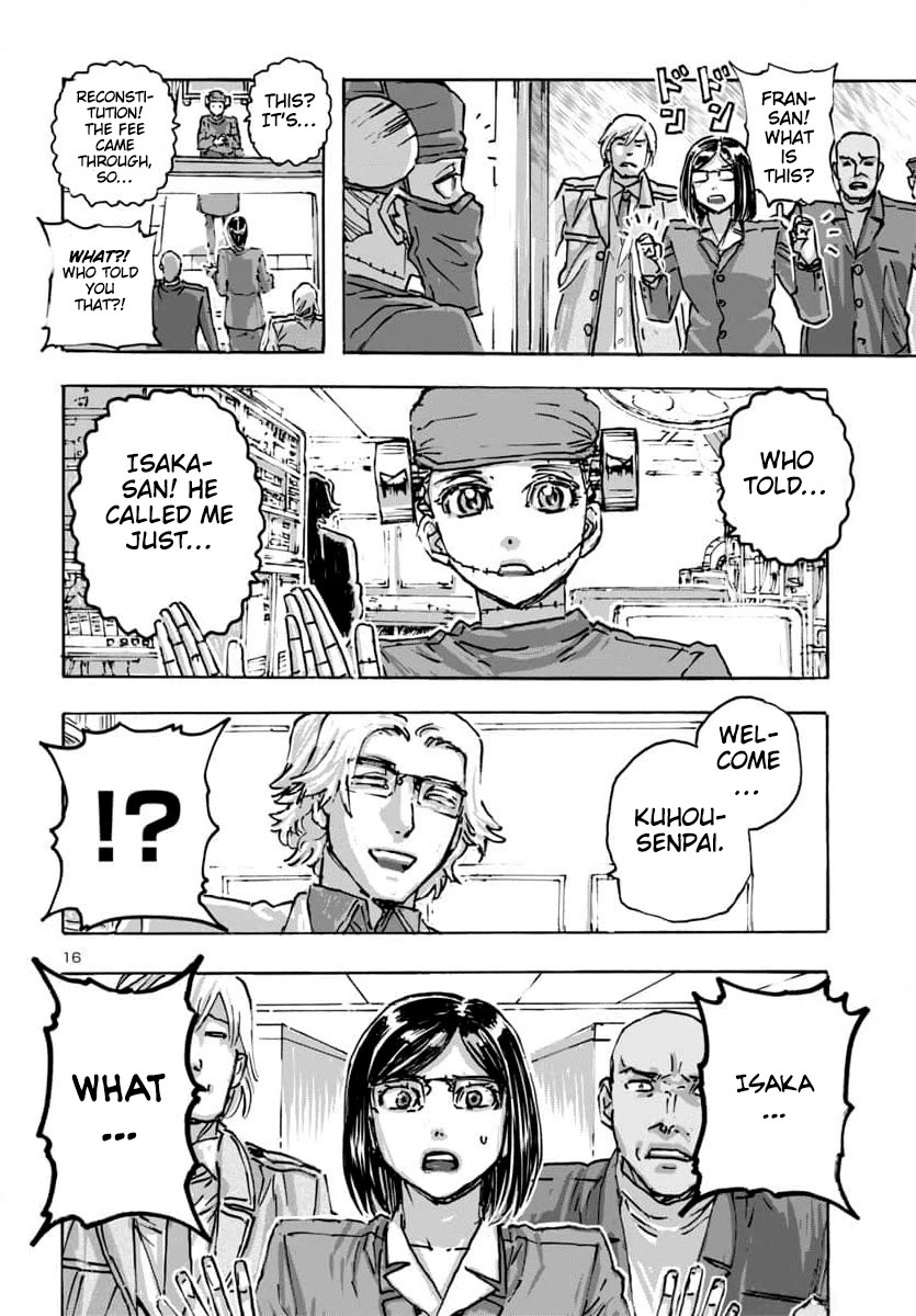 Franken Fran Frantic Chapter 56 page 16 - Chapter 56: The Five-Body Problem