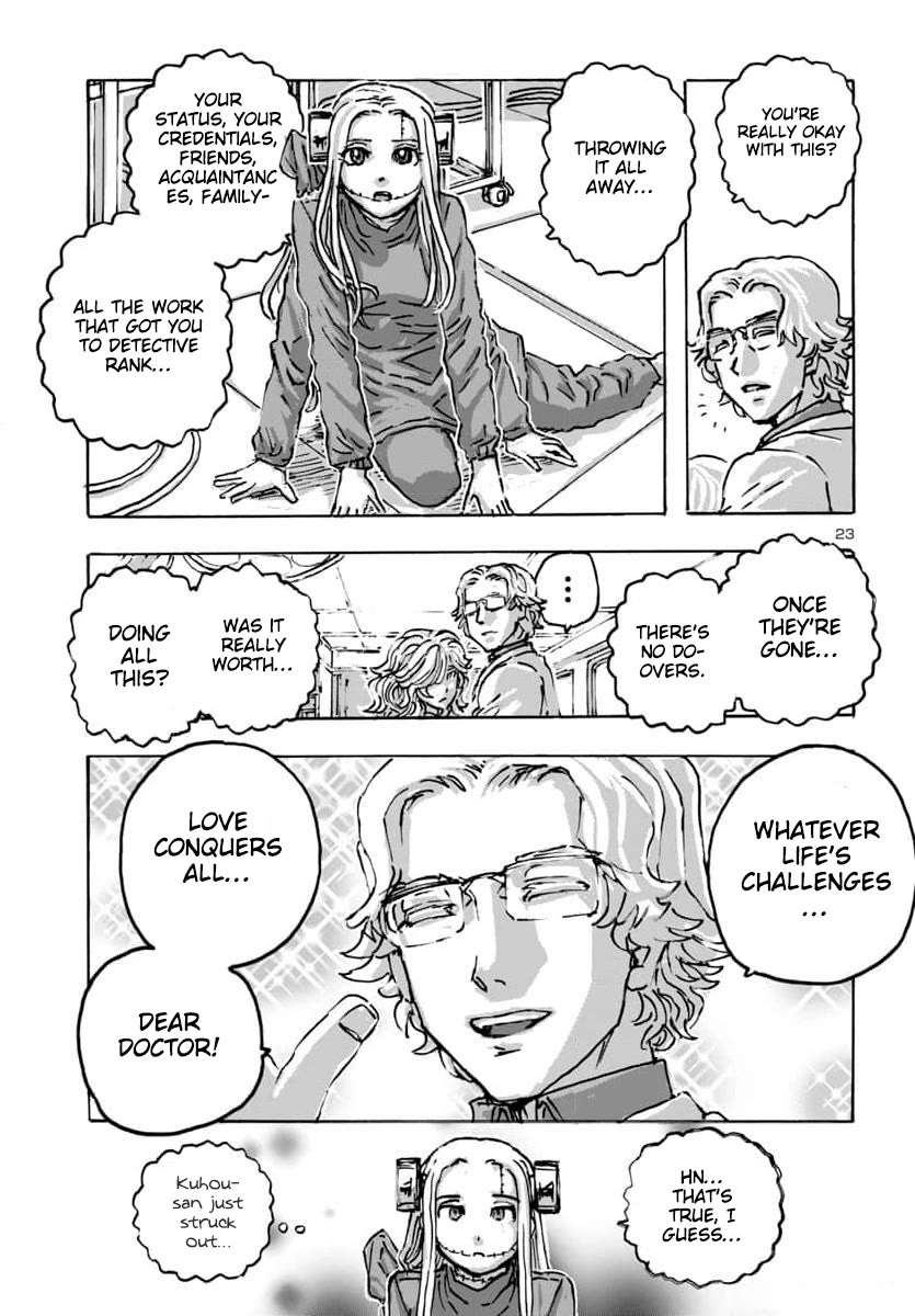 Franken Fran Frantic Chapter 56 page 22 - Chapter 56: The Five-Body Problem