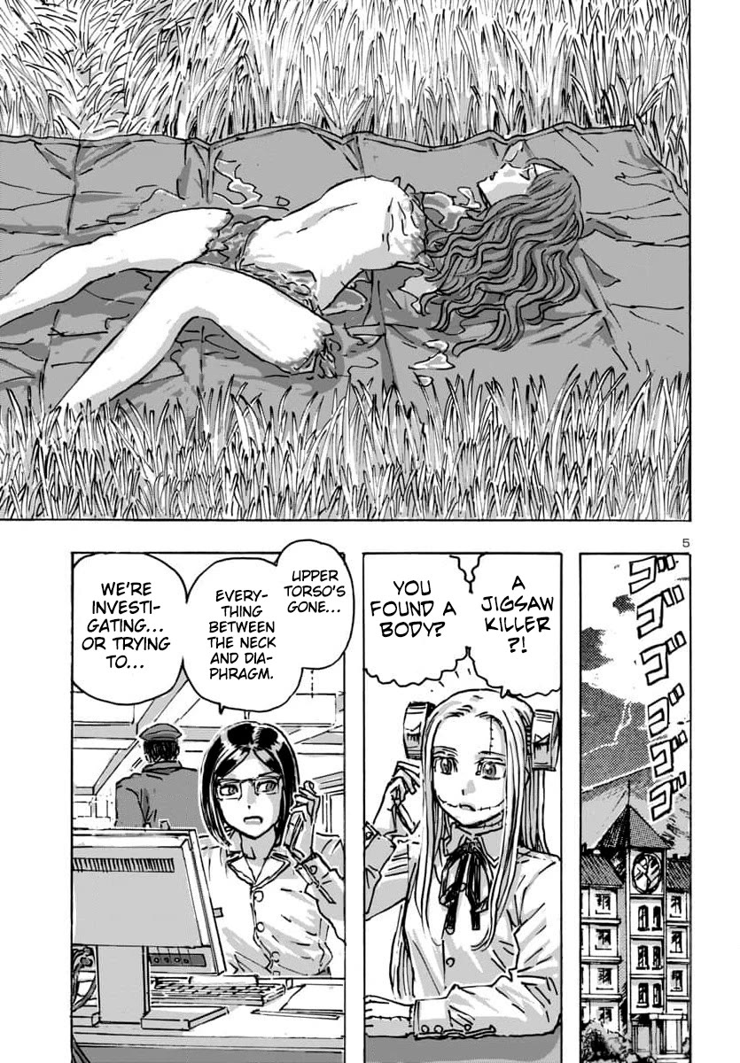 Franken Fran Frantic Chapter 56 page 5 - Chapter 56: The Five-Body Problem