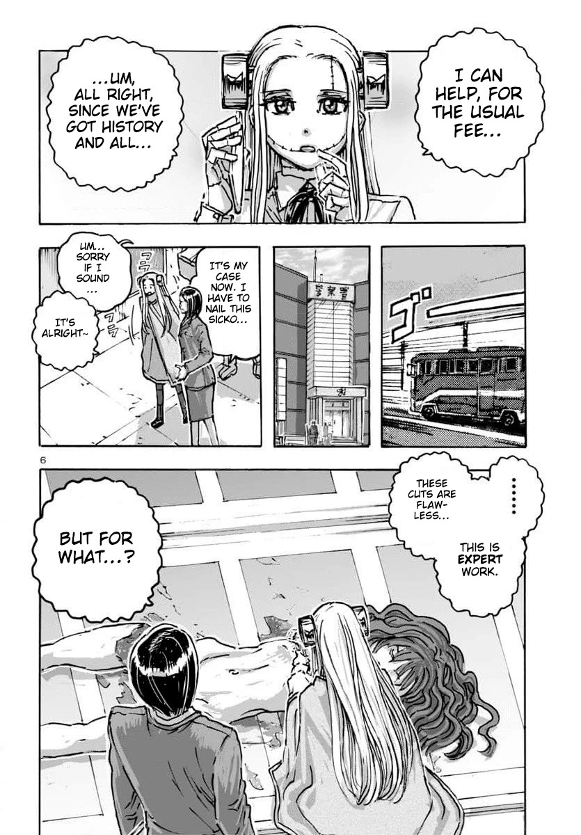 Franken Fran Frantic Chapter 56 page 6 - Chapter 56: The Five-Body Problem