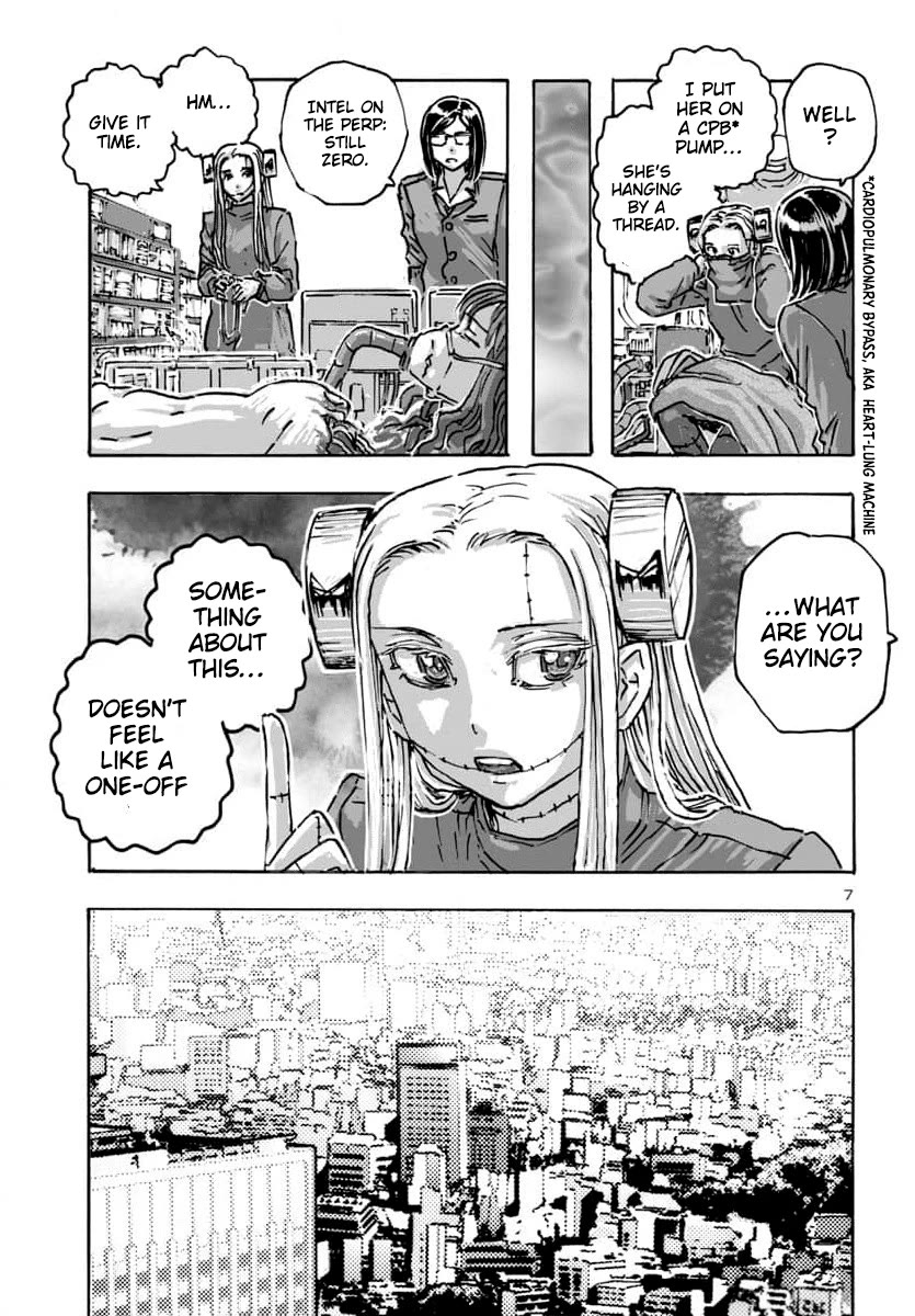 Franken Fran Frantic Chapter 56 page 7 - Chapter 56: The Five-Body Problem