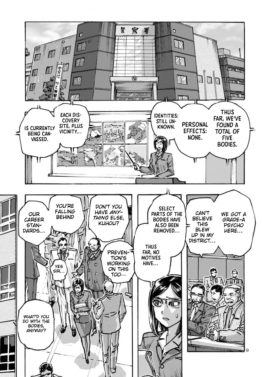 Franken Fran Frantic Chapter 56 page 9 - Chapter 56: The Five-Body Problem