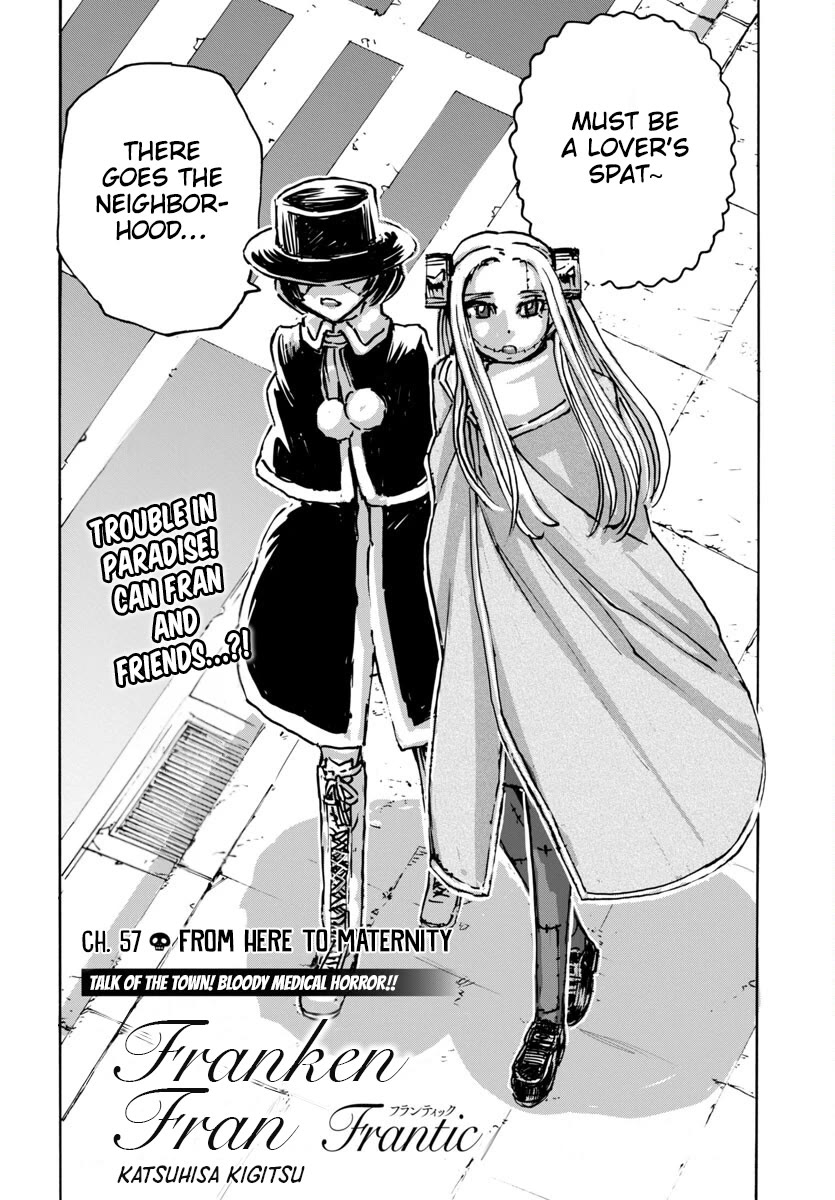 Franken Fran Frantic Chapter 57 page 2 - Chapter 57: From Here to Maternity