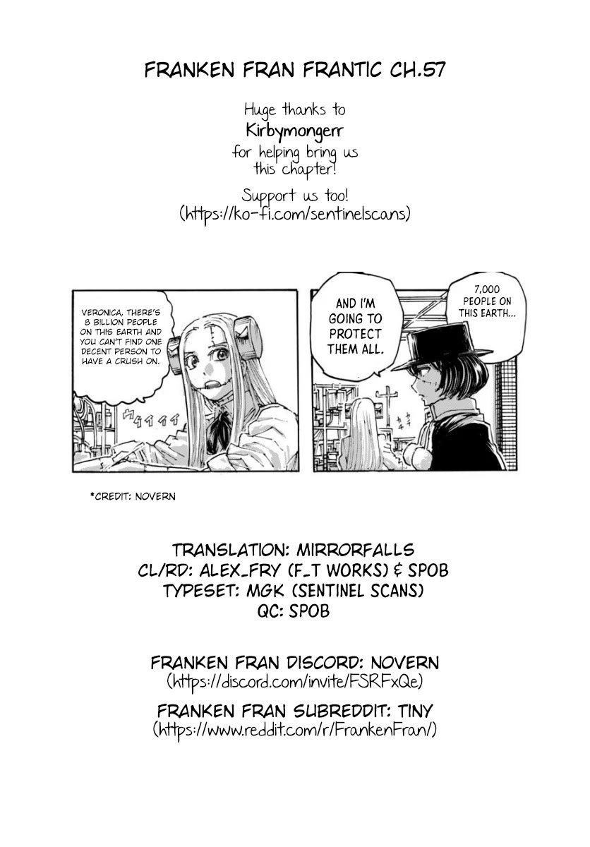 Franken Fran Frantic Chapter 57 page 24 - Chapter 57: From Here to Maternity