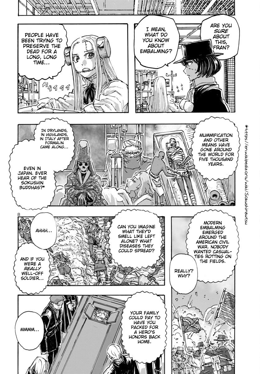 Franken Fran Frantic Chapter 58 page 7 - Chapter 58: Body Play
