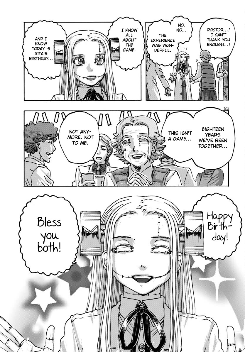 Franken Fran Frantic Chapter 59 page 23 - Chapter 59: Epimetheus Game
