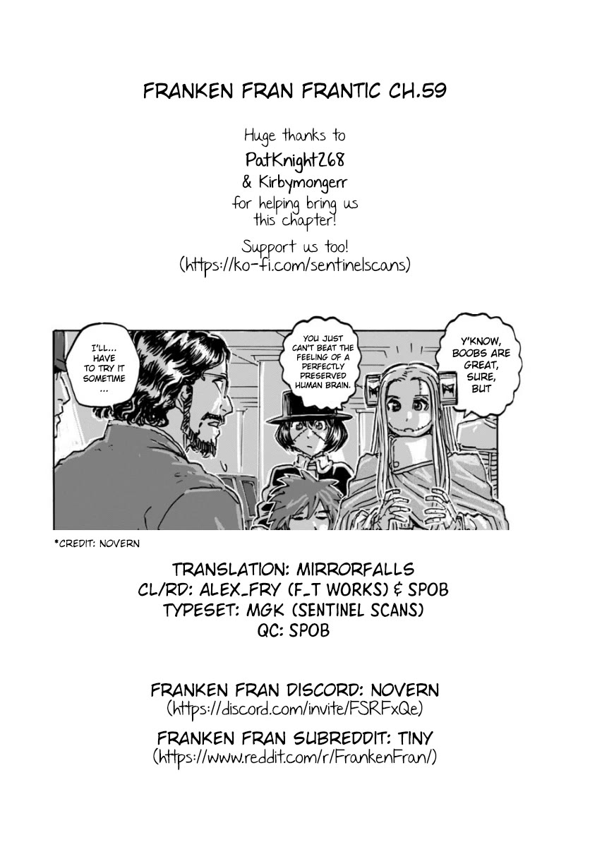 Franken Fran Frantic Chapter 59 page 25 - Chapter 59: Epimetheus Game