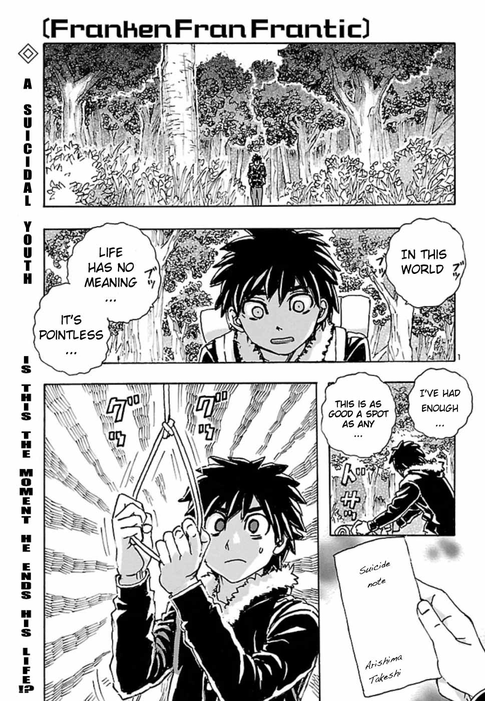 Franken Fran Frantic Chapter 6 page 1 - Chapter 6: Animal Party