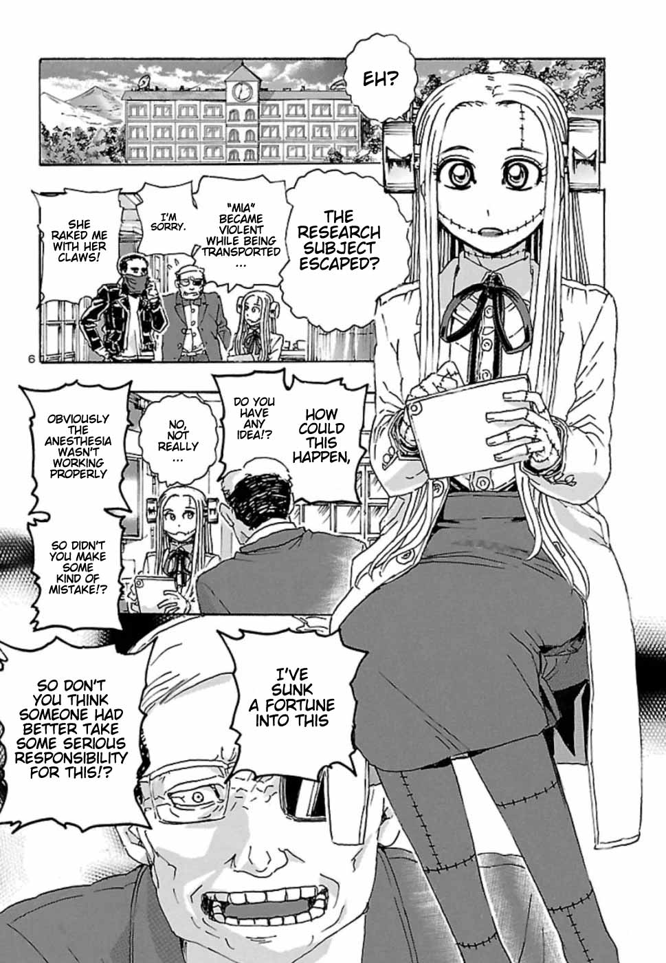 Franken Fran Frantic Chapter 6 page 6 - Chapter 6: Animal Party