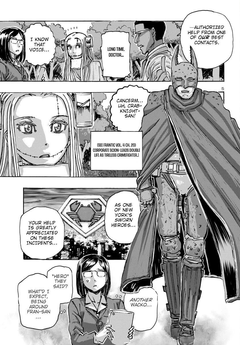 Franken Fran Frantic Chapter 61 page 5 - Chapter 61: The Unslept Hero