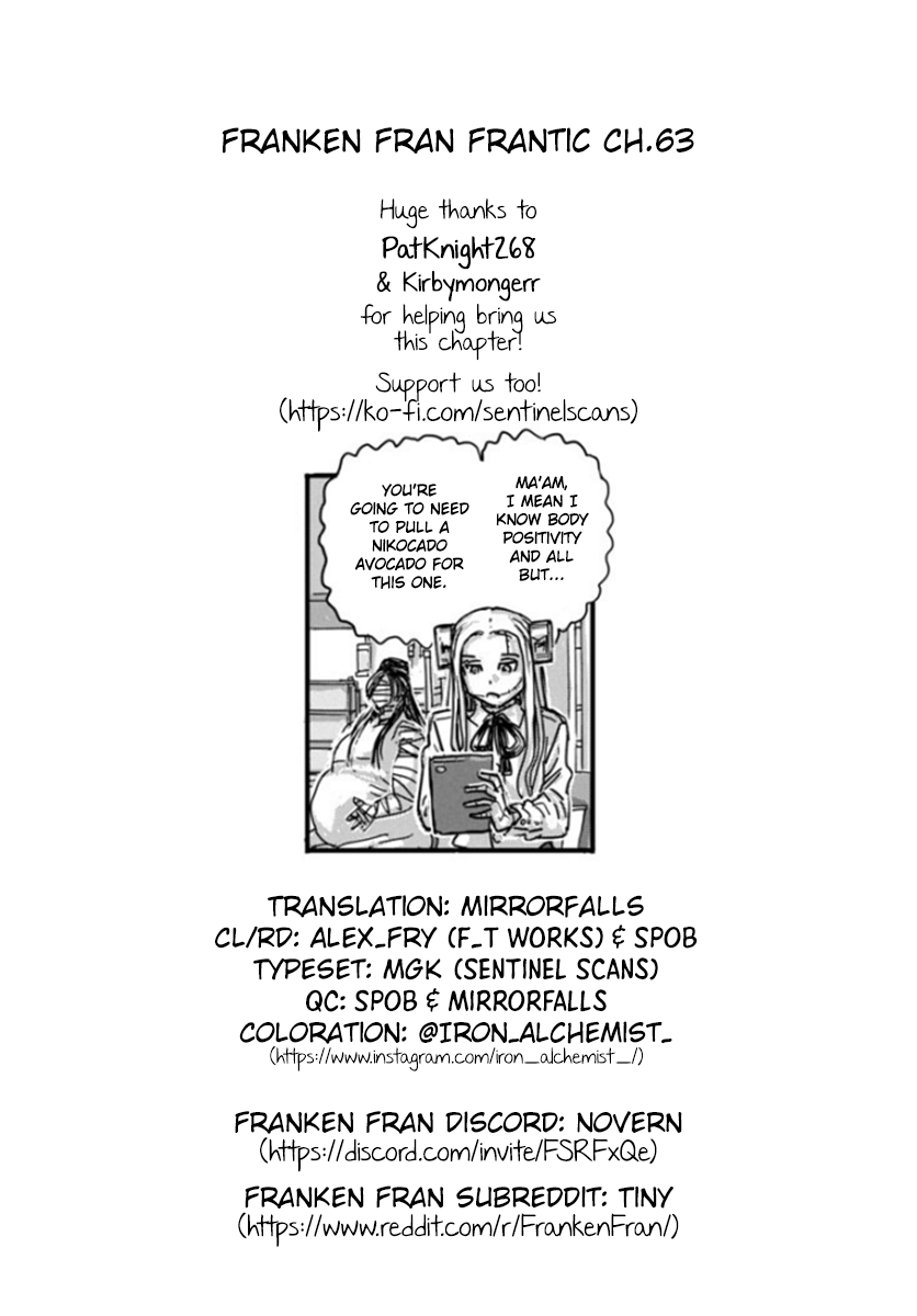 Franken Fran Frantic Chapter 63 page 24 - Chapter 63: Cosmic Operation