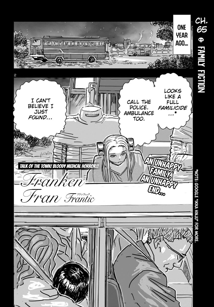 Franken Fran Frantic Chapter 65 page 2 - Chapter 65: Family Fiction
