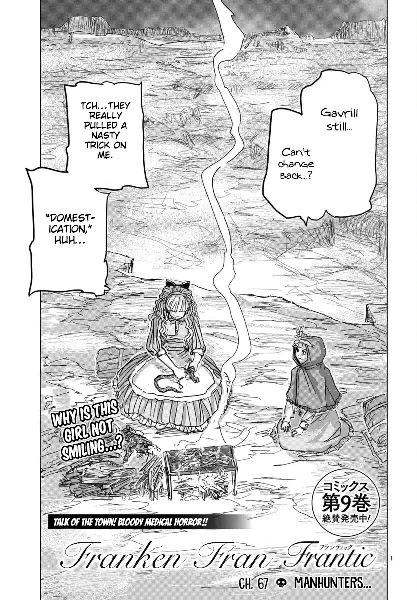 Franken Fran Frantic Chapter 67 page 1 - Chapter 67: Manhunters...