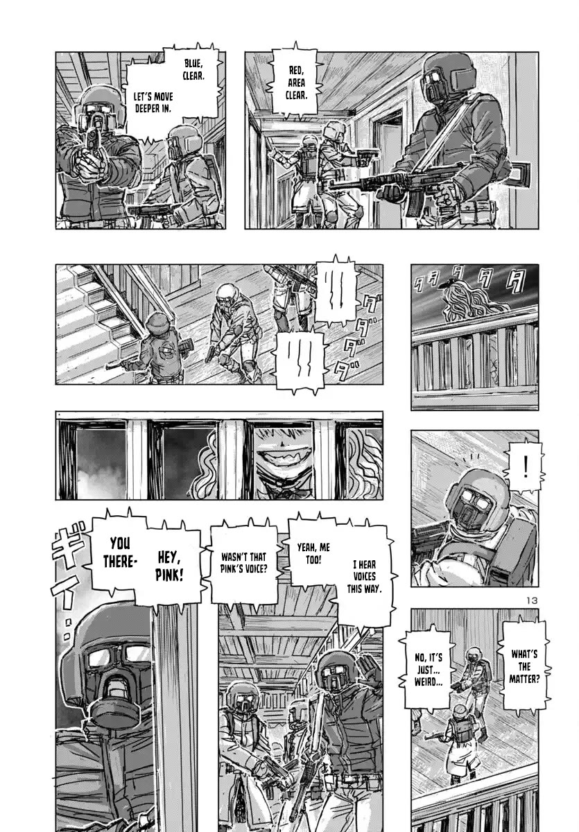Franken Fran Frantic Chapter 67 page 13 - Chapter 67: Manhunters...