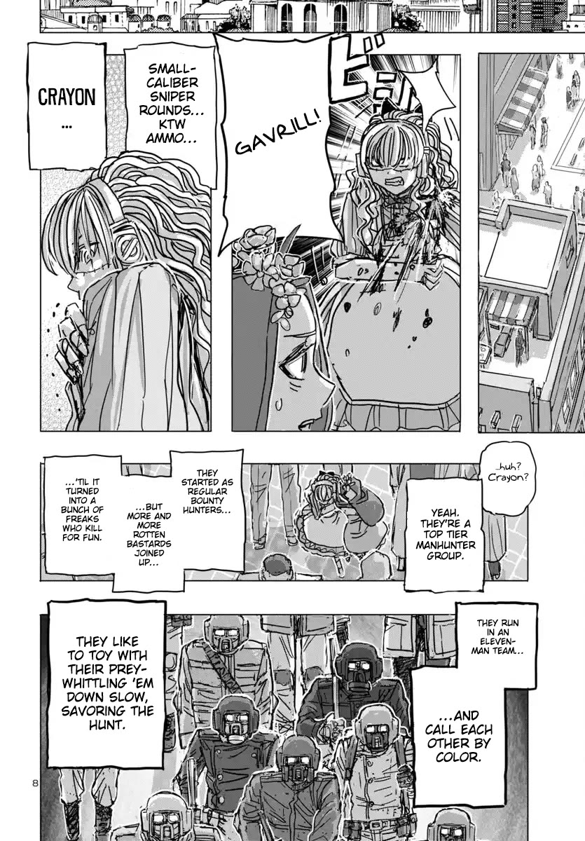 Franken Fran Frantic Chapter 67 page 8 - Chapter 67: Manhunters...
