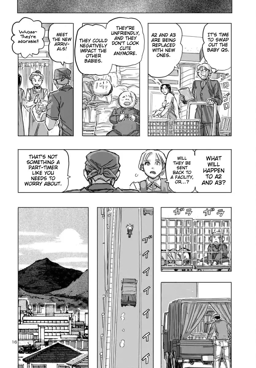 Franken Fran Frantic Chapter 68 page 16 - Chapter 68: Baby Café