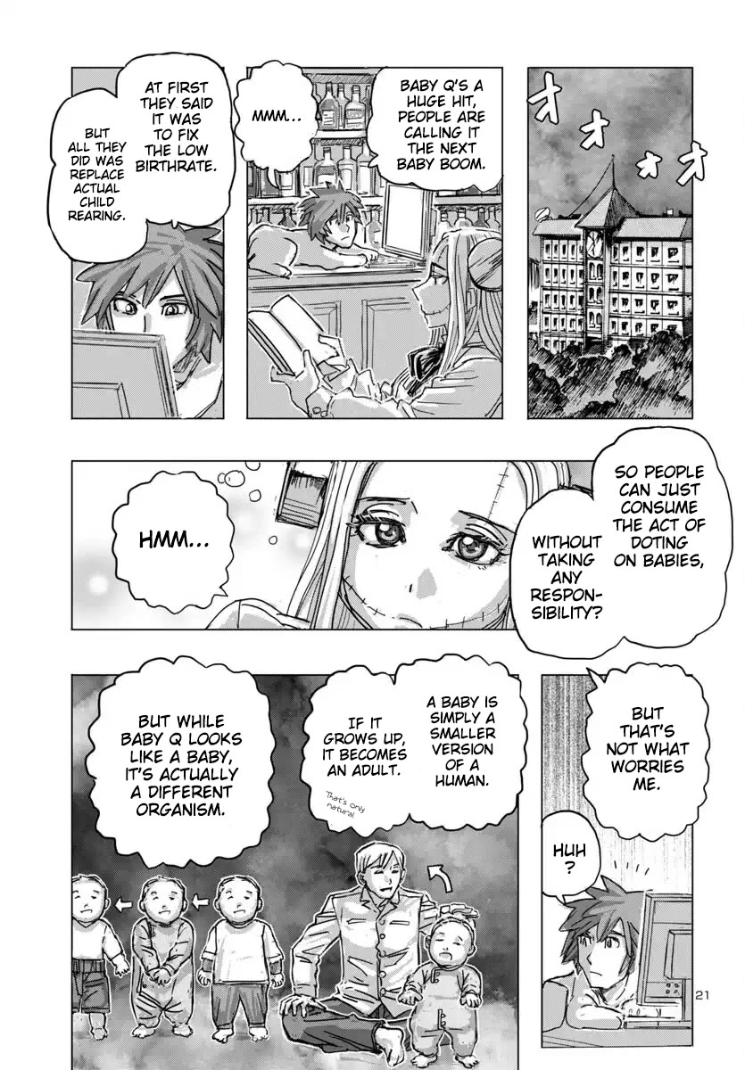 Franken Fran Frantic Chapter 68 page 21 - Chapter 68: Baby Café
