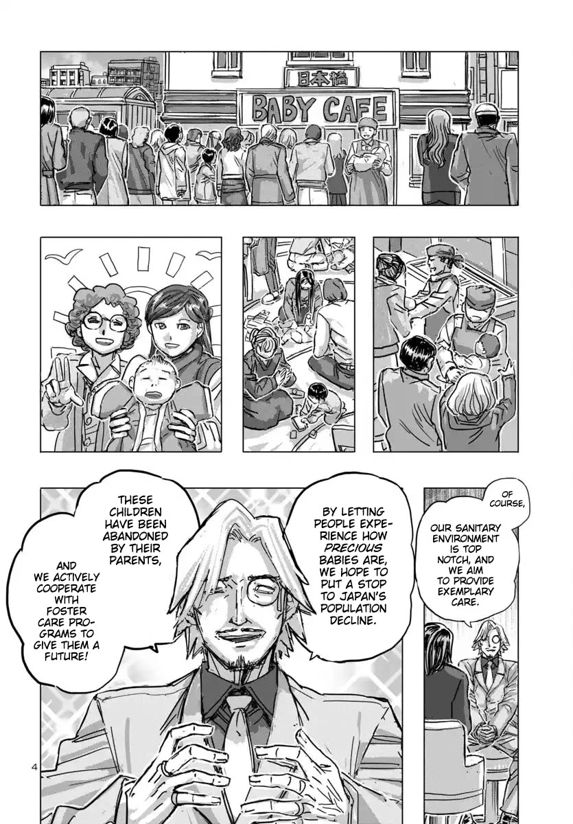 Franken Fran Frantic Chapter 68 page 4 - Chapter 68: Baby Café