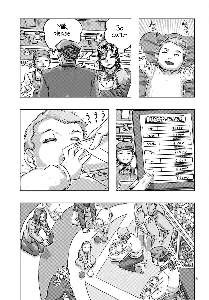 Franken Fran Frantic Chapter 68 page 5 - Chapter 68: Baby Café