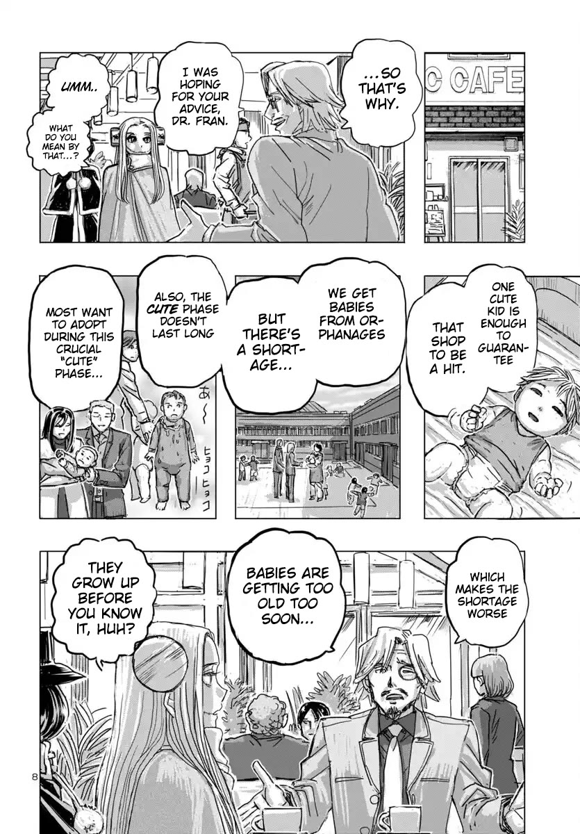 Franken Fran Frantic Chapter 68 page 8 - Chapter 68: Baby Café