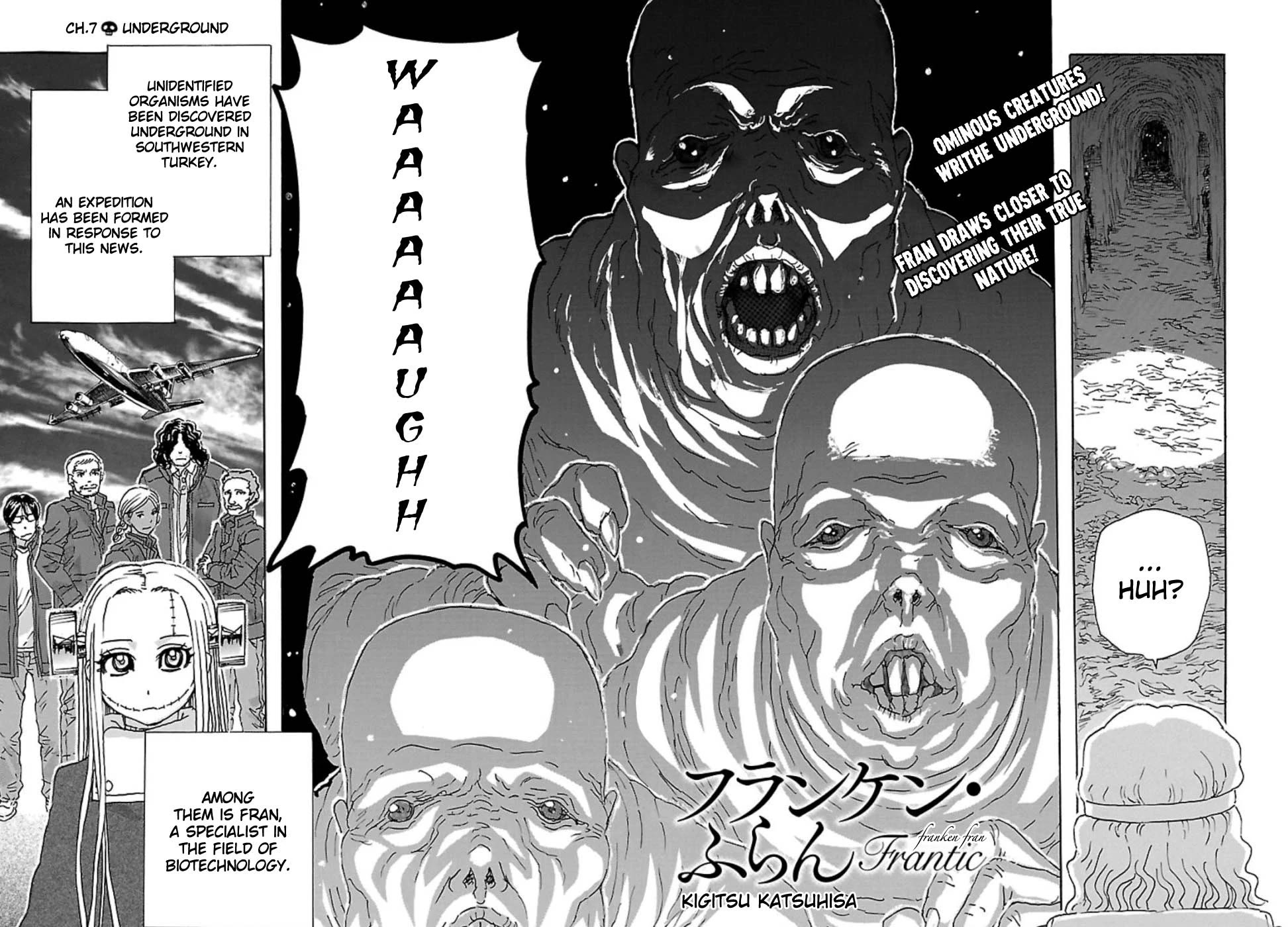 Franken Fran Frantic Chapter 7 page 2 - Chapter 7: Underground