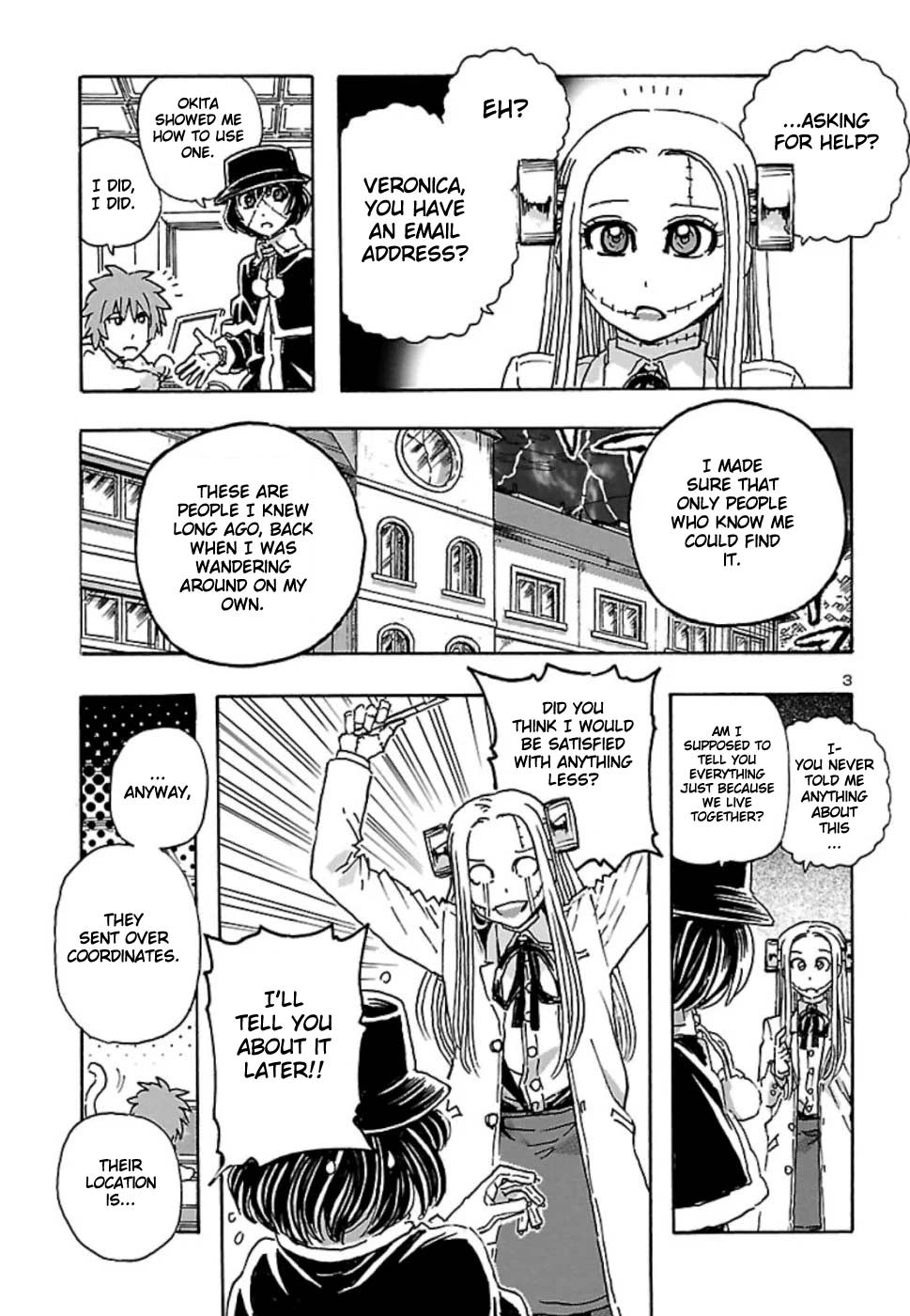 Franken Fran Frantic Chapter 8 page 3 - Chapter 8: Assassination Forest