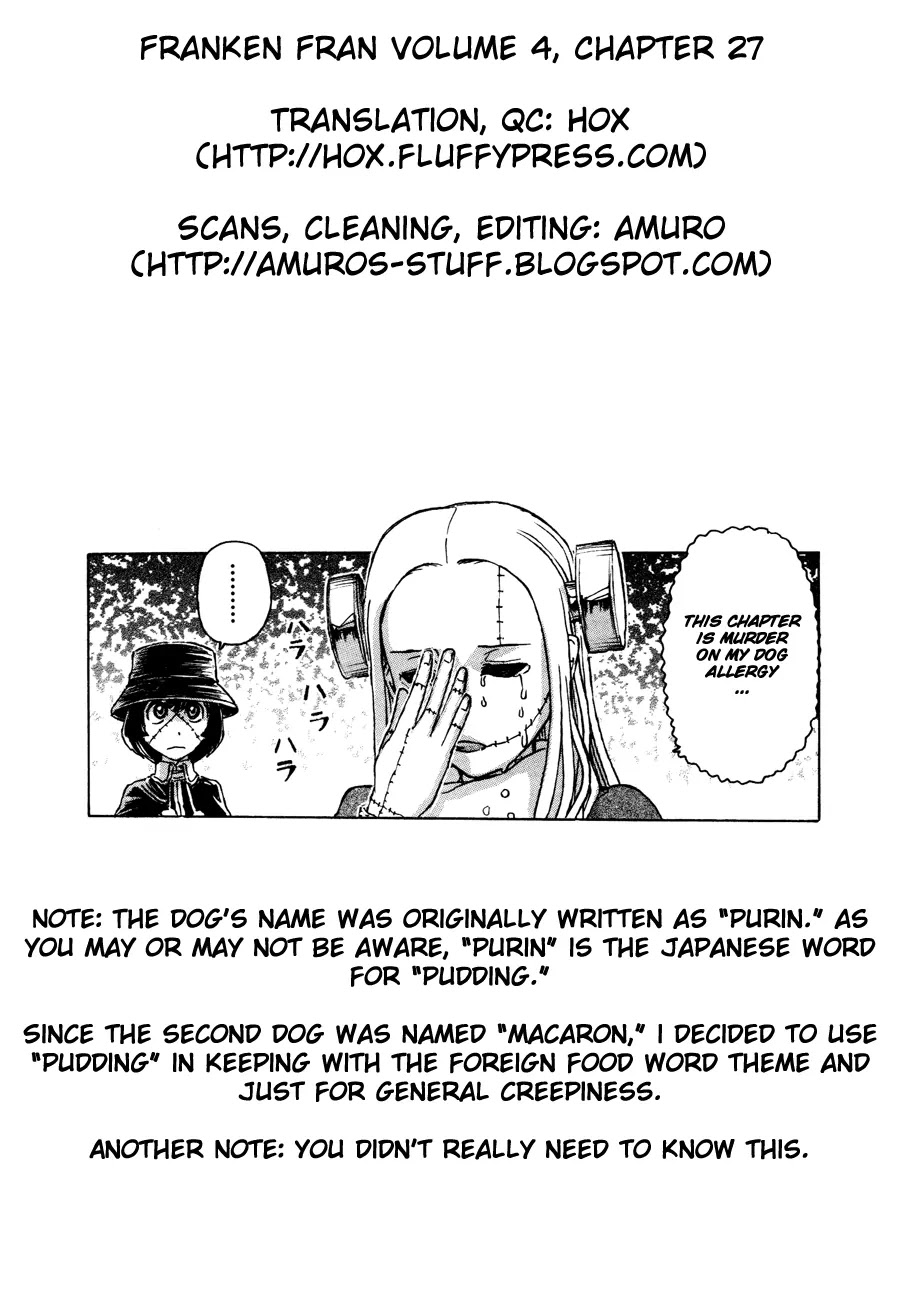 Franken Fran Chapter 27 page 25 - Chapter 27: Her Pet Dog