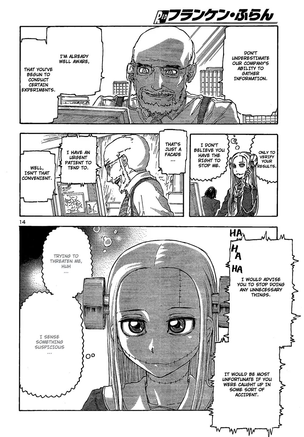 Franken Fran Chapter 46 page 14 - Chapter 46: Antifat Remedy