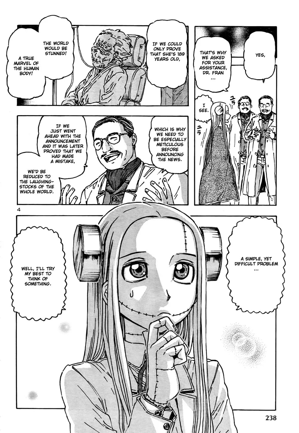 Franken Fran Chapter 50 page 4 - Chapter 50 : Longevity