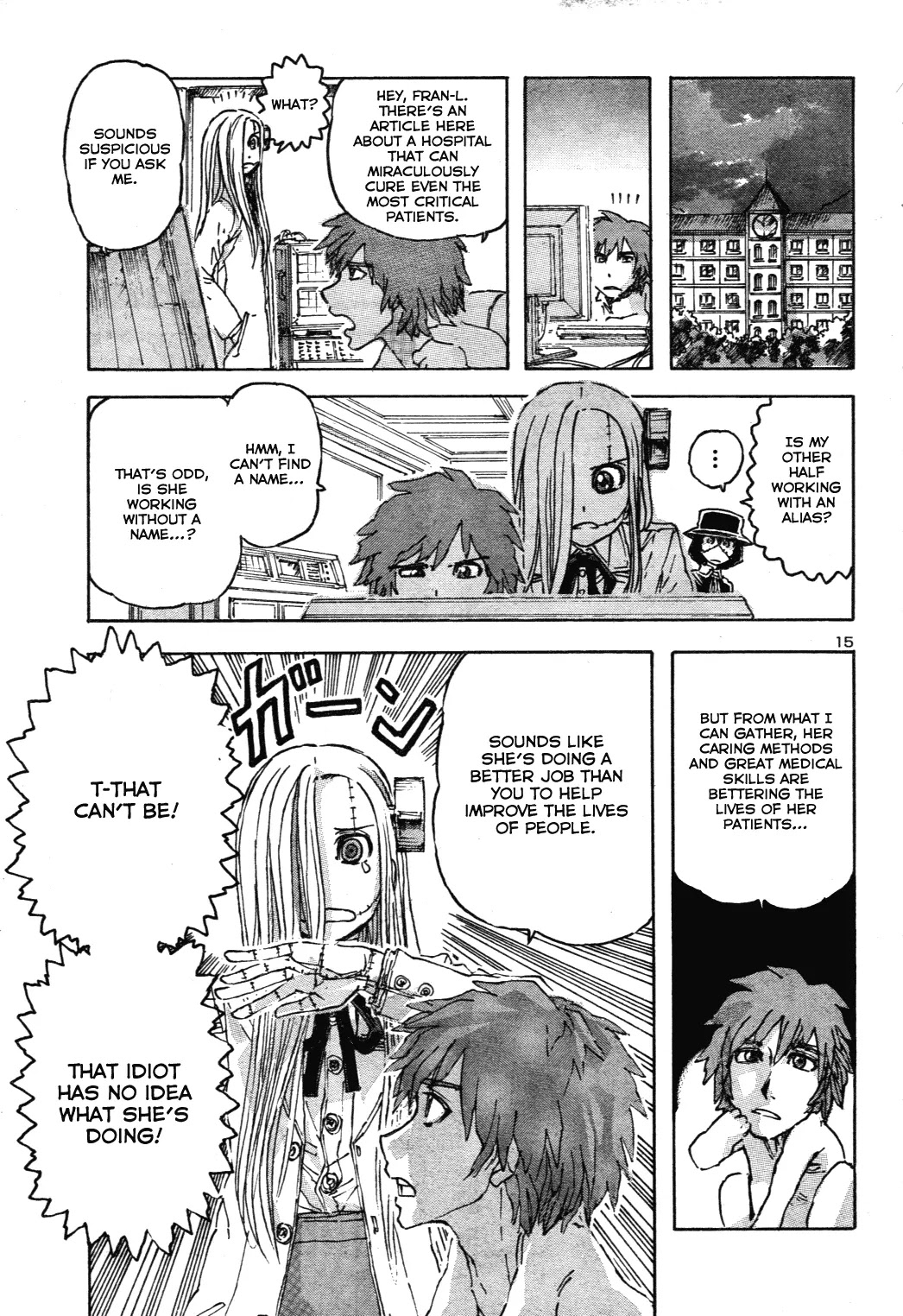 Franken Fran Chapter 60 page 14 - Chapter 60: Right And Left