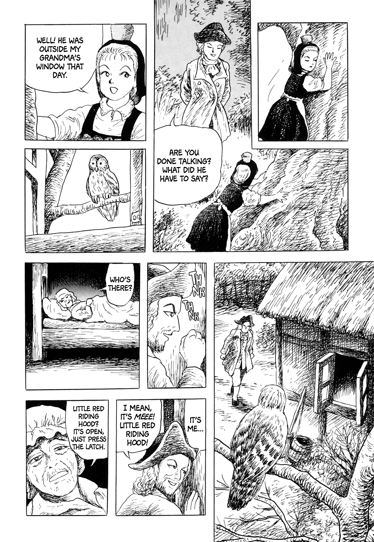 Frau Trude – Grimm-Adjacent Tales Chapter 4 page 14 - Chapter 4: Little Red Riding Hood